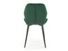 Стол Houston 1234 (Тъмно зелено + Черен)