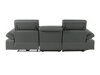 Ρυθμιζόμενος γωνιακός καναπές Denton 699 (Γκρι)