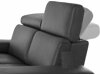 Ρυθμιζόμενος γωνιακός καναπές Denton 702 (Μαύρο)