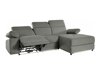 Ρυθμιζόμενος γωνιακός καναπές Denton 704 (Γκρι)