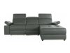 Ρυθμιζόμενος γωνιακός καναπές Denton 705 (Γκρι)