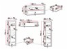 Set mobili soggiorno Parma C107 (Rovere Artisan + Grigio)