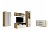 Set mobili soggiorno Parma C108 (Rovere Artisan + Bianco)
