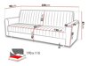 Καναπές κρεβάτι Columbus 142 (Kronos 14)