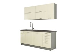 Conjunto de cocina modular Multi Cream 124