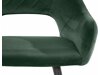 Kėdžių komplektas Denton 778 (Juoda + Tamsi žalia)