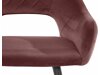 Krēslu komplekts Denton 778 (Melns + Tumši rozā)