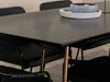 Маса и столове за трапезария Dallas 2720 (Черен + Мед)