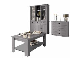 Set mobili soggiorno Parma A163 (Grigio)