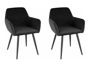Conjunto de sillas Denton 798 (Negro)