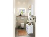 Armário com lavatório de apoio próprio para casa de banho Denton BD114 (Branco)
