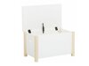 Caja de almacenamiento Denton AU108 (Blanco + Luminoso madera)