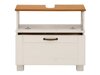 Mueble de lavabo de pie Denton BA106 (Blanco + Miel de roble)