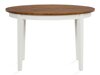 Τραπέζι Riverton 692 (Άσπρο + Παλαιωμένο χρώμα ξύλου)