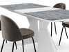 Маса и столове за трапезария Parkland 365 (Сив + Черен)