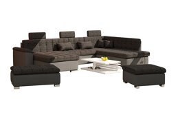 Conjunto de muebles tapizado Comfivo 213 (Soft 020 + Majorka 03)