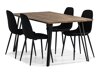 Маса и столове за трапезария Scandinavian Choice 845 (Черен)
