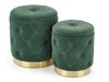 Conjunto de pufs Houston 1154 (Verde oscuro)