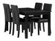 Conjunto de comedor Parkland 310 (Negro)