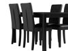 Conjunto de comedor Parkland 310 (Negro)