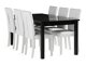 Маса и столове за трапезария Parkland 300 (Черен)