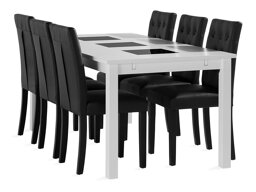 Set sala da pranzo Parkland 300 (Nero)