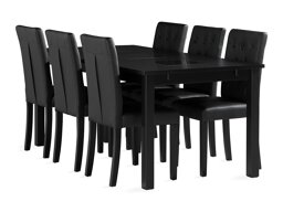 Set sala da pranzo Parkland 300 (Nero)