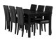 Conjunto de comedor Parkland 300 (Negro)