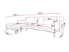 Canapé d'angle Lincoln A101 (Zetta 296)
