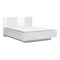 Cama Boston CE122 (Blanco brillante + Blanco)