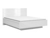 Κρεβάτι Boston CE122 (Γυαλιστερό λευκό + Άσπρο)