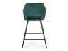 Нисък бар стол Houston 1303 (Тъмно зелено)