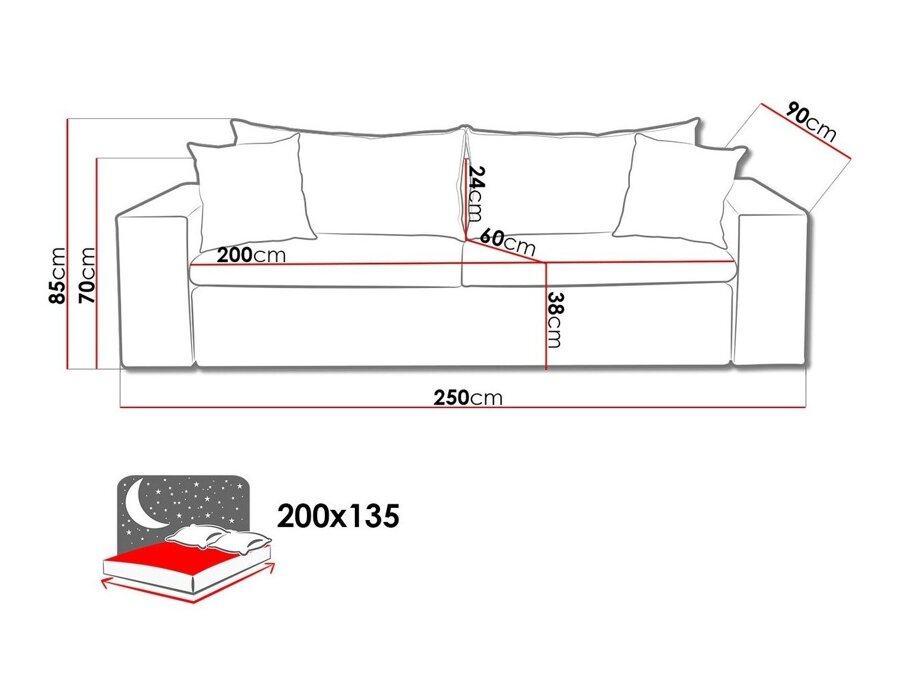 Καναπές κρεβάτι SG869 ΕΛΑΤΤΩΜΑΤΙΚΑ