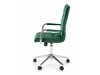Καρέκλα γραφείου Houston 1198 (Σκούρο πράσινο + Ασημί)