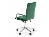 Cadeira de escritório Houston 1198 (Verde escuro + Prata)