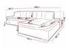 Угловой диван Comfivo 219 (Soft 011 + Bristol 2460)