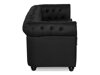 Canapea chesterfield Manor House B114 Negru