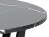 Tisch Oakland 384 (Schwarzer Marmor + Schwarz)