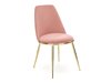 Cadeira Houston 1327 (Cor-de-rosa claro + Dourado)