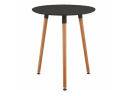 Τραπέζι Mesa 359 (Μαύρο + Ανοιχτό χρώμα ξύλου)