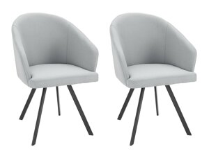 Набор стульев Denton 903 (Чёрный + Серый)