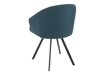 Komplet stolov Denton 903 (Črna + Modra)