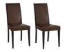 Kėdžių komplektas Denton 959 (Tamsi ruda)