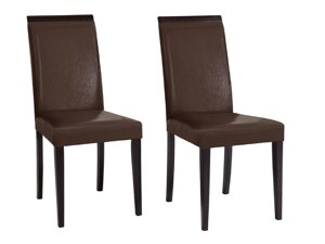 Conjunto de sillas Denton 959 (Marrón oscuro)