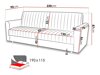 Sofa lova Columbus 142 (Kronos 4)