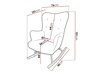 Supama kėdė Clovis 105 (Baloo 2085)