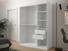 Armoire Hartford 311 (Blanc + Noir)