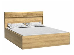 Κρεβάτι Stanton F114 (Ανοιχτό χρώμα ξύλου + Δρυς)