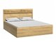 Κρεβάτι Stanton F114 (Ανοιχτό χρώμα ξύλου + Δρυς)