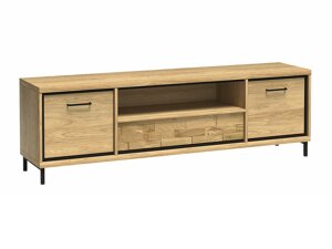Τραπέζι Tv Stanton F112 (Ανοιχτό χρώμα ξύλου + Δρυς Όχι Ναι)